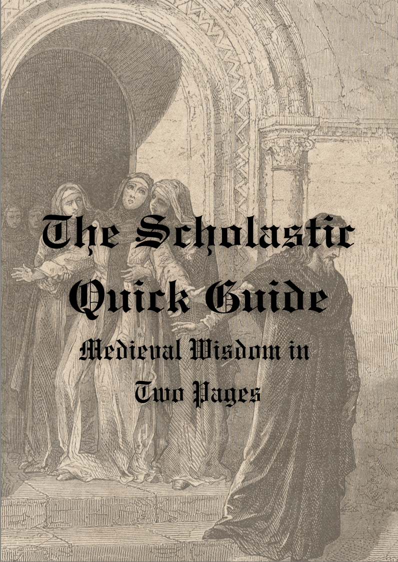 Scholasticism Info Flyer - Sanguis Christi
