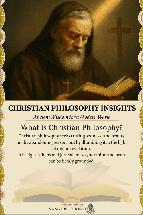 Christian Philosophy Insights - Sanguis Christi