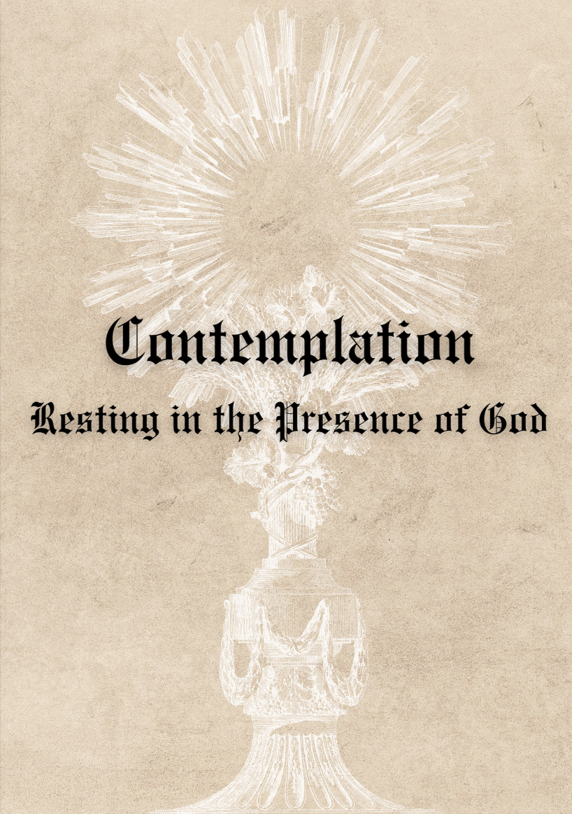 Contemplation Guide and Info Flyer - Sanguis Christi