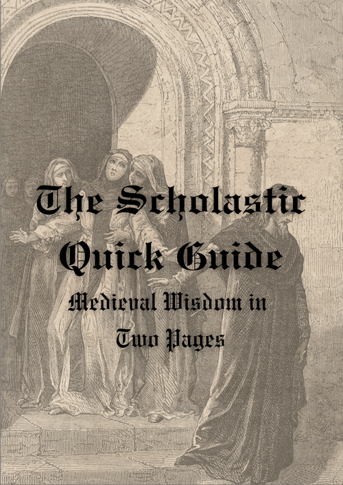 Scholasticism Info Flyer - Sanguis Christi