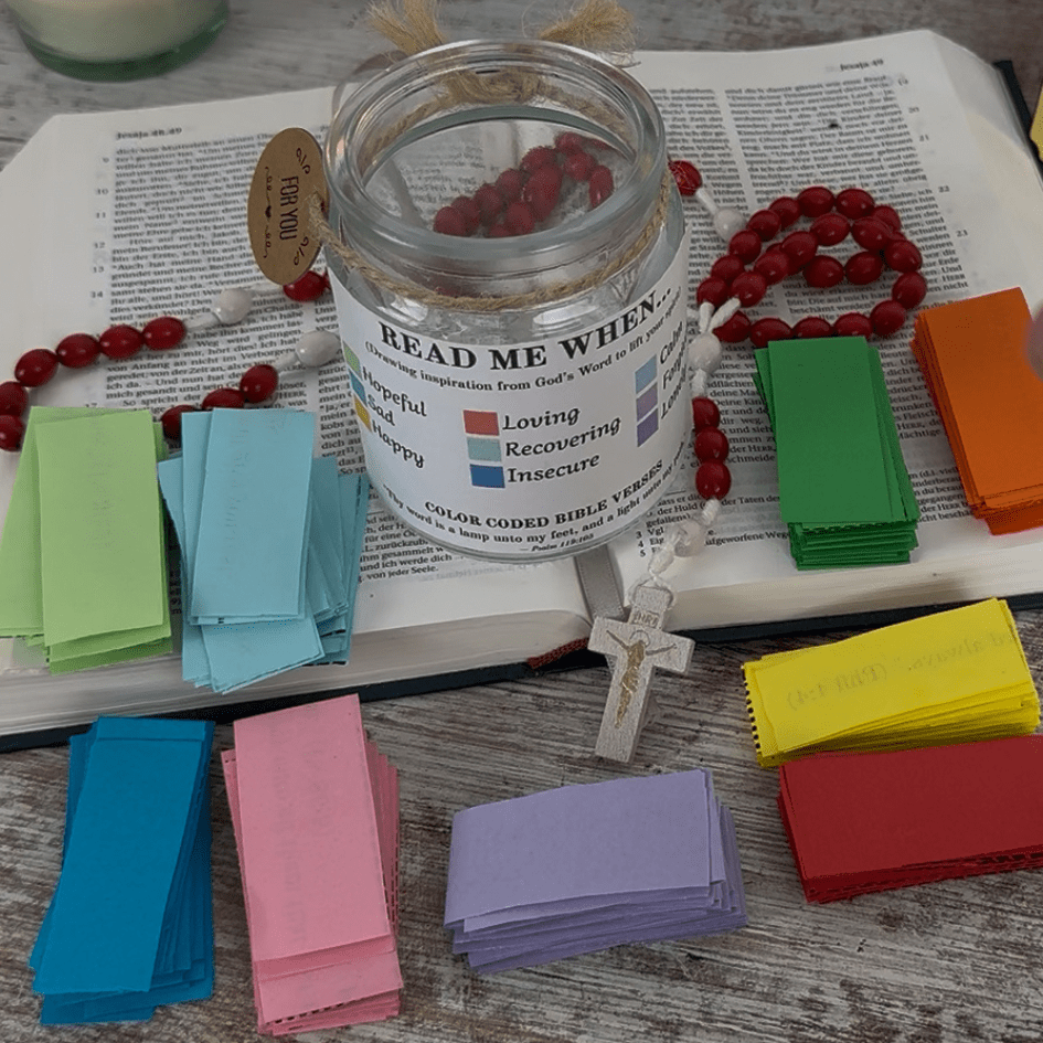 DIY Bible Jar, Free Today - Sanguis Christi